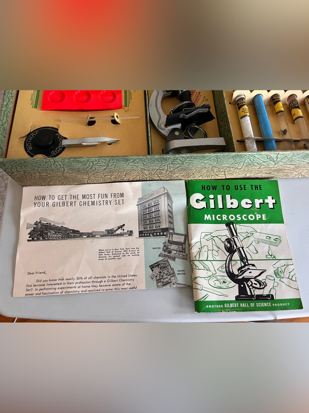 Gilbert Microscope Set - Yellow Box - Picture 7 of 7